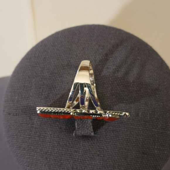 CORAL ELONGATED RING - Picture 8 of 8